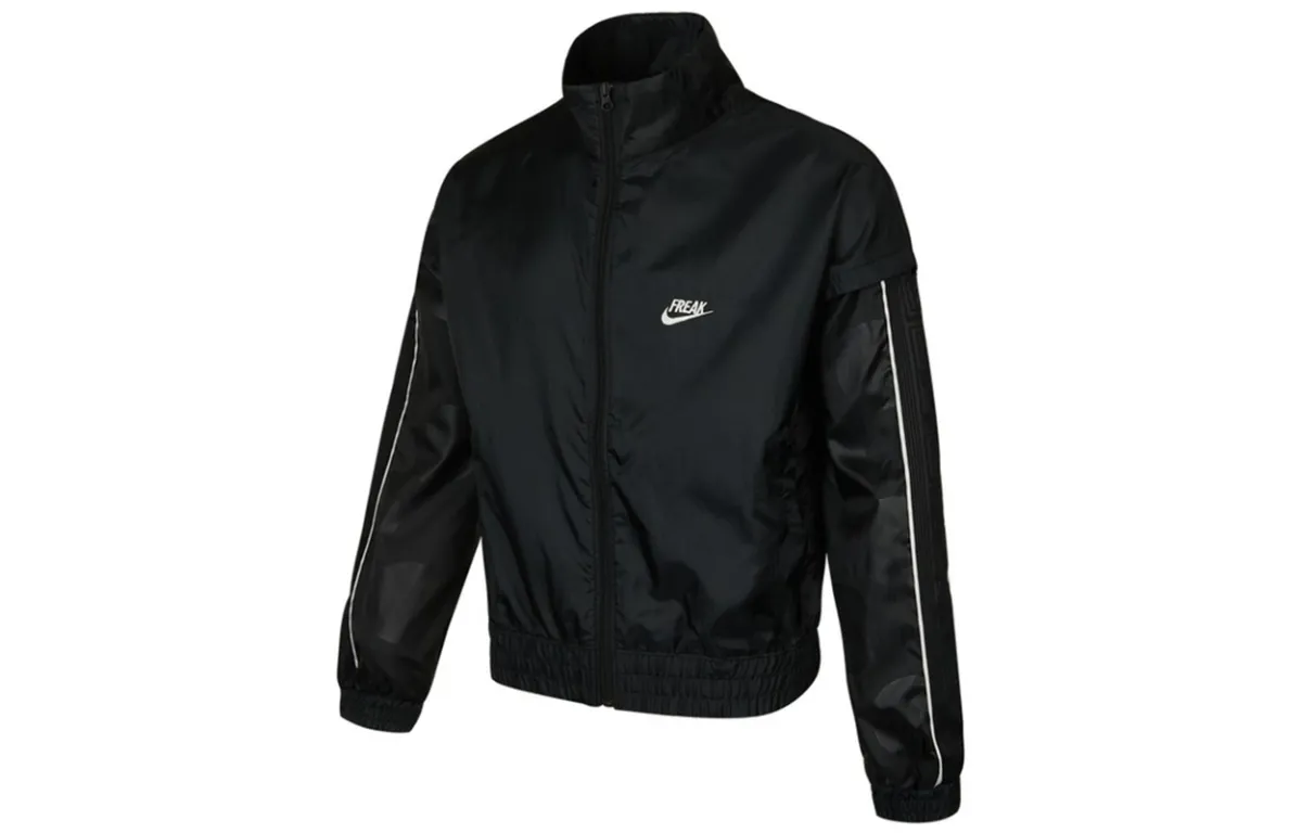 Nike Jackets Men's Black Stand Collar Moderate Other