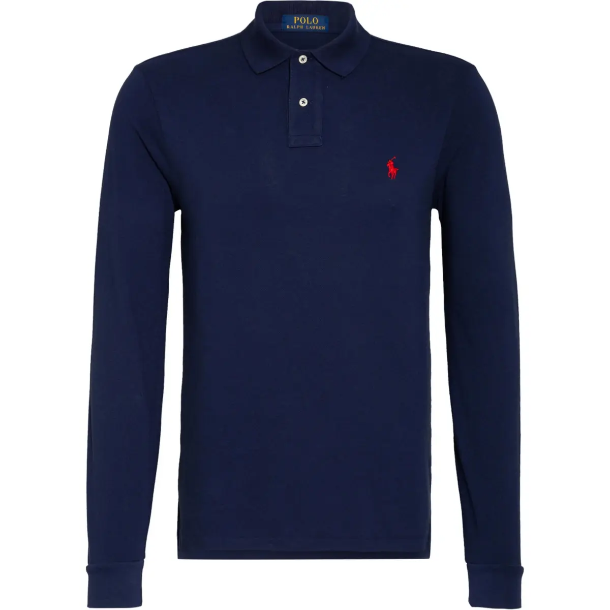 Polo Ralph Lauren Pony Embroidered Long-Sleeved Polo Shirt