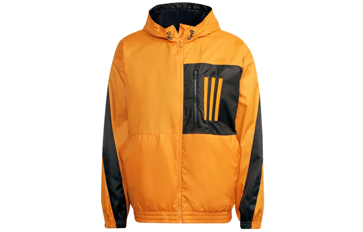Adidas W.N.D Jackets Men's Orange Hooded Moderate Other