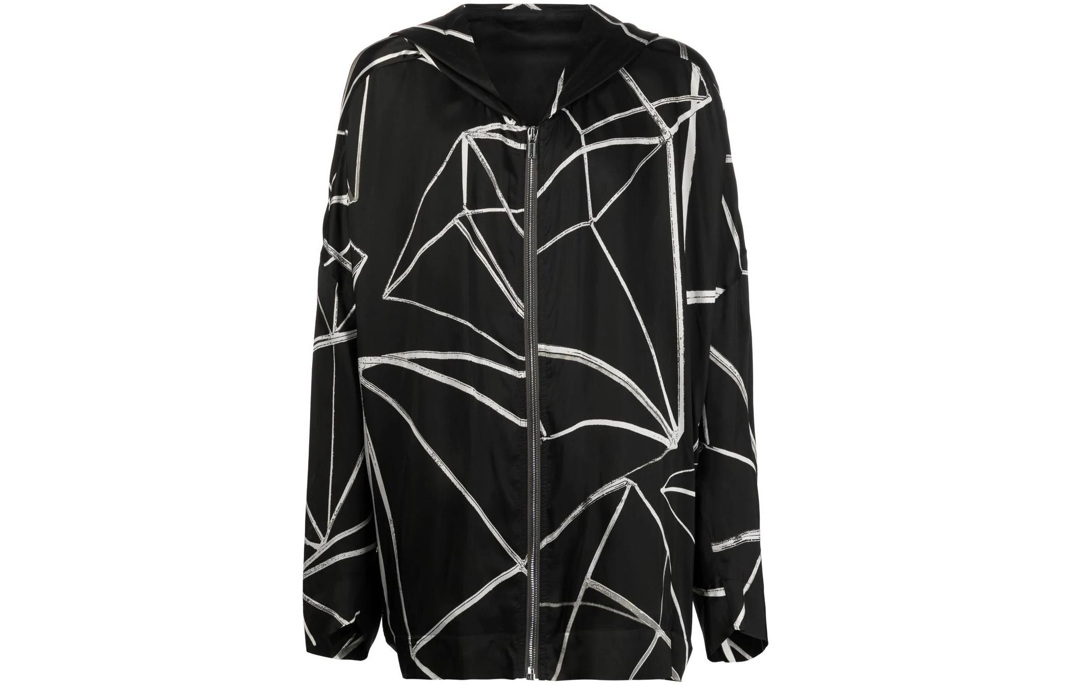 RICK OWENS Peter Hooded Cropped Sweater