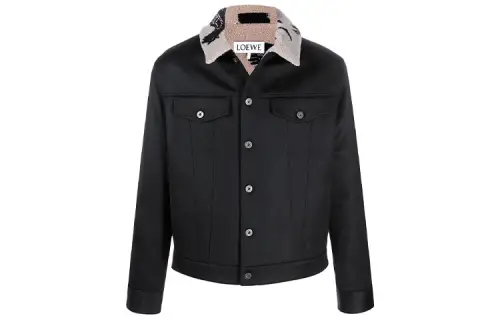 Loewe button front wool jacket