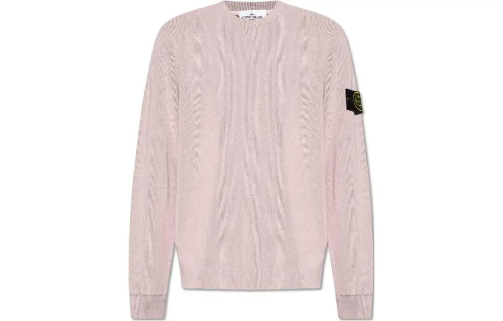 STONE ISLAND Logo Patch Crewneck Jumper
