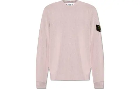 STONE ISLAND Logo Patch Crewneck Jumper