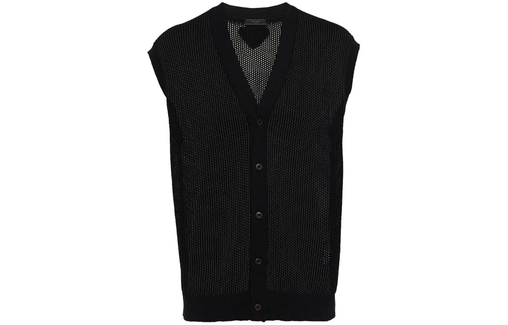 PRADA SS24 Knitwear Men's Black