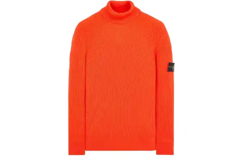 STONE ISLAND Sweater Men's Orange