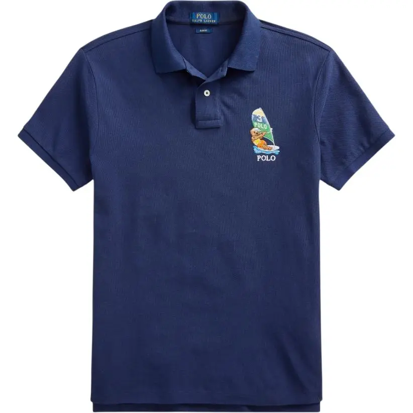 Polo Ralph Lauren Polo Bear Polo Shirt Slim Fit Men's Dark Blue