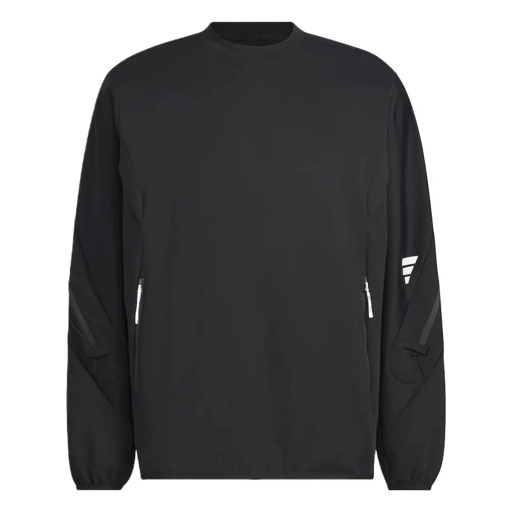 Adidas Sweatshirts Unisex Black Crew Neck Moderate