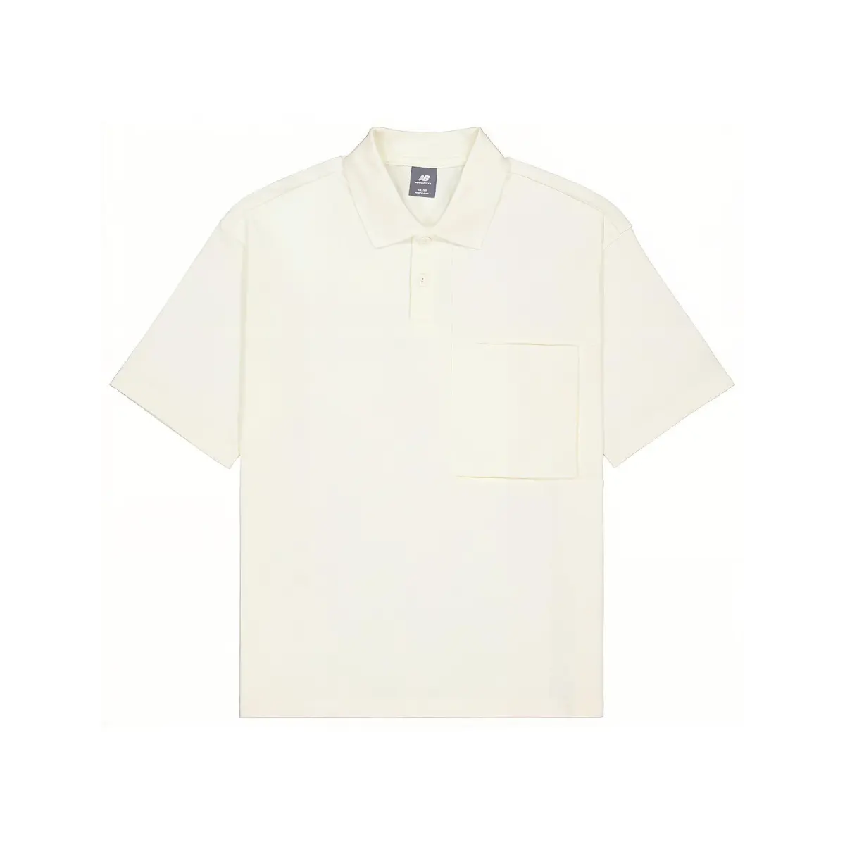 New Balance Polo Shirt Unisex Ivory White