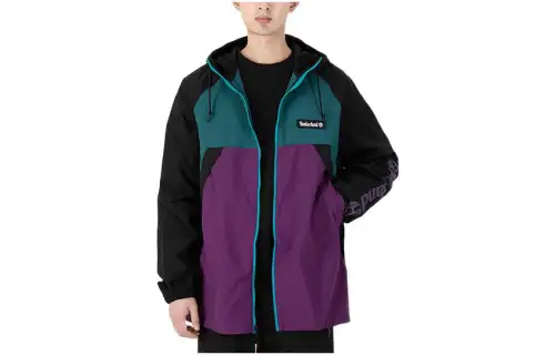Timberland Jackets Men's Green Purple Hooded Moderate Other