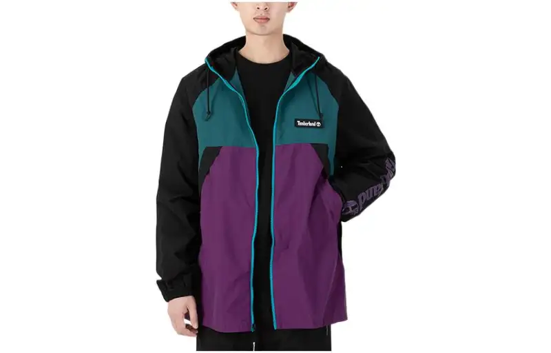 Timberland Jackets Men's Green Purple Hooded Moderate Other