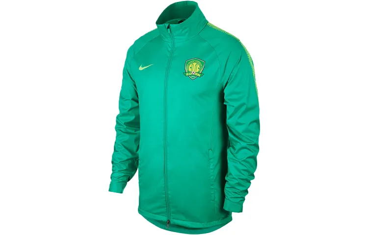 Nike Jackets Men's Green Stand Collar Moderate Other