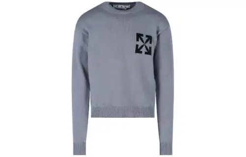 OFF WHITE Single Arrow Knit Crewneck