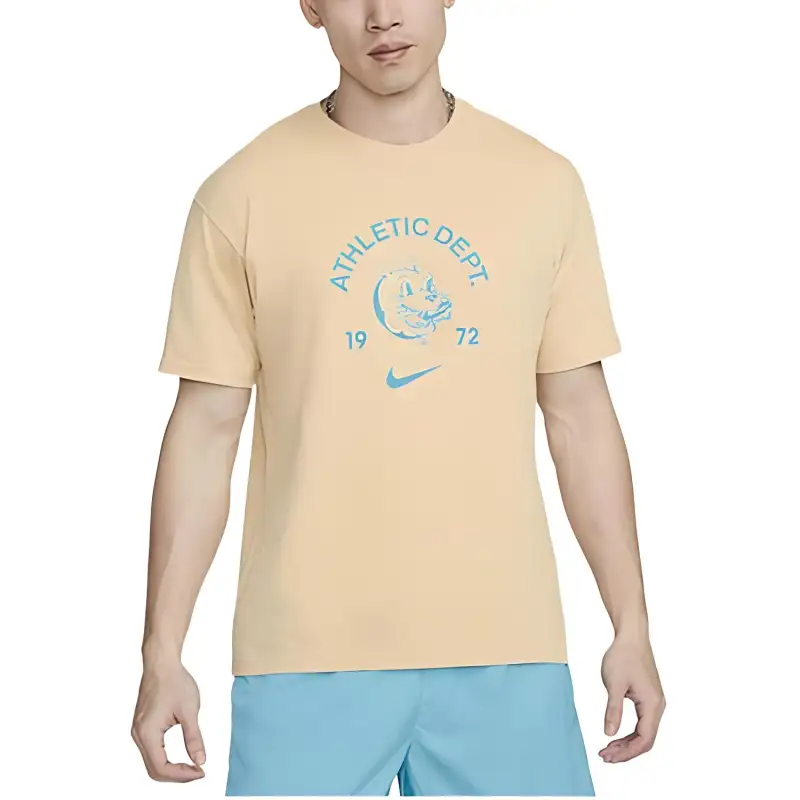 Nike Knitwear Men's Yellow Crew Neck Moderate Other