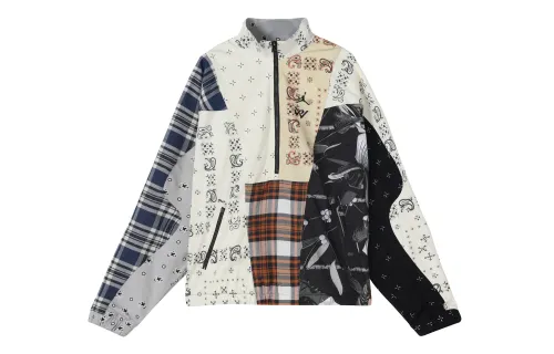 Jordan Jackets Men's Multicolor Stand Collar Moderate Other