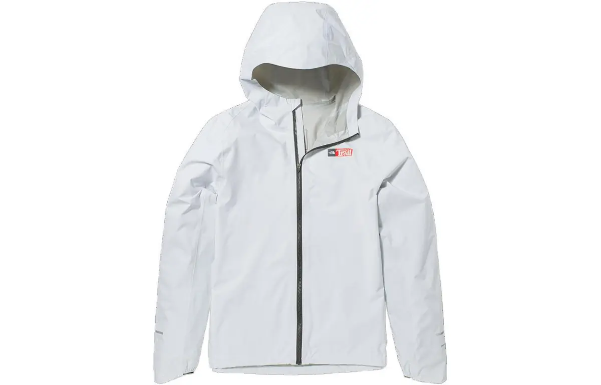THE NORTH FACE Jackets Men's White Hooded Moderate Hard Shell