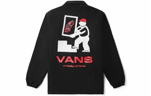 Vans X Kazuki Collection Jackets Unisex Black Lapel Moderate Other