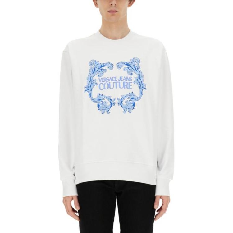 Мужской свитшот Versace Jeans Couture (белый)