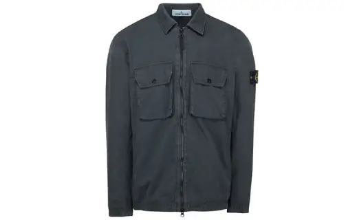 STONE ISLAND Jacket Men's Charcoal Gray