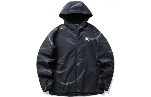 Anta Basketball Series Woven Windproof Hooded Jacket Men's Black