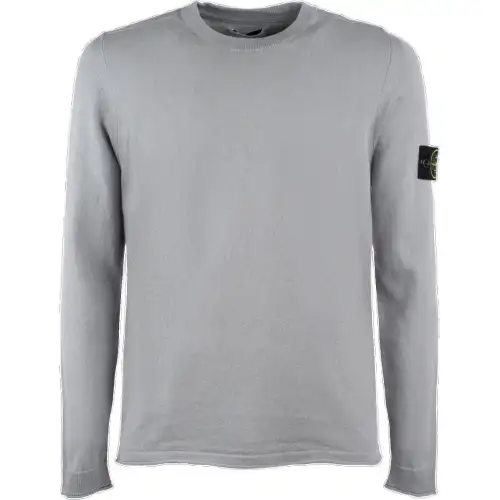 STONE ISLAND Logo Patch Crewneck Jumper