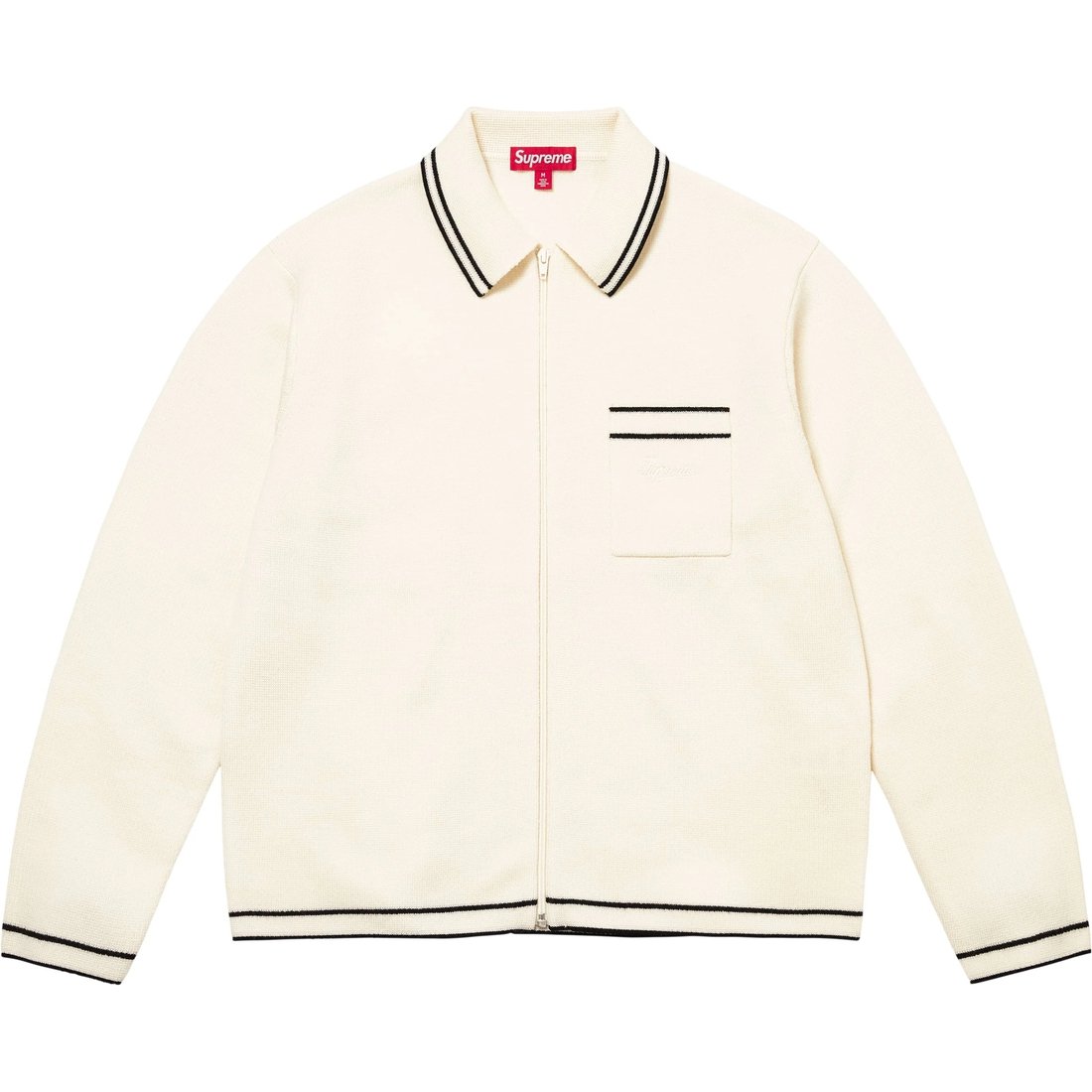 Вязаное поло Supreme Zip Up (разноцветное)