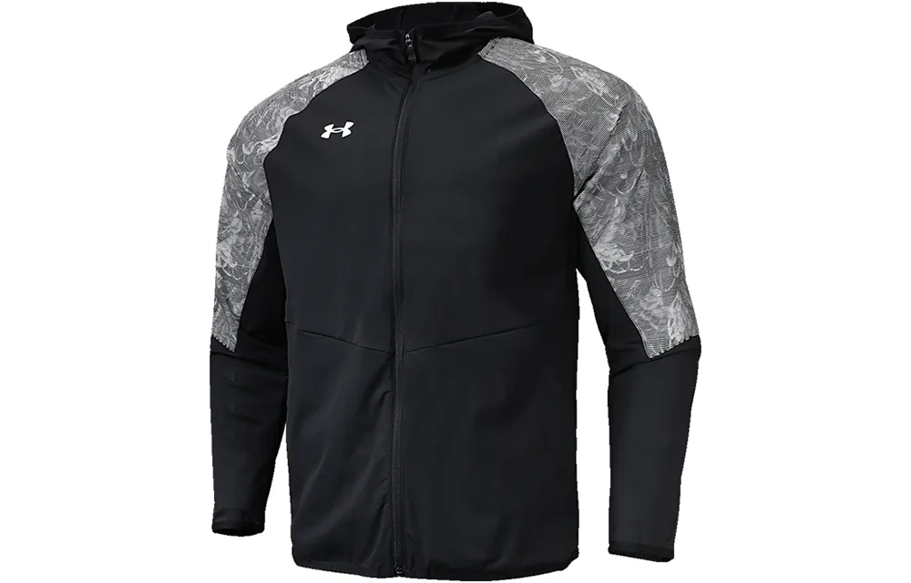 Under Armour Jackets Men's Black Hooded Moderate Other