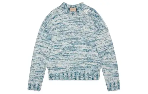 GUCCI SS24 Sweater Men's Light Blue
