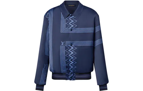 Louis Vuitton 2010s Karakoram geometric jacket