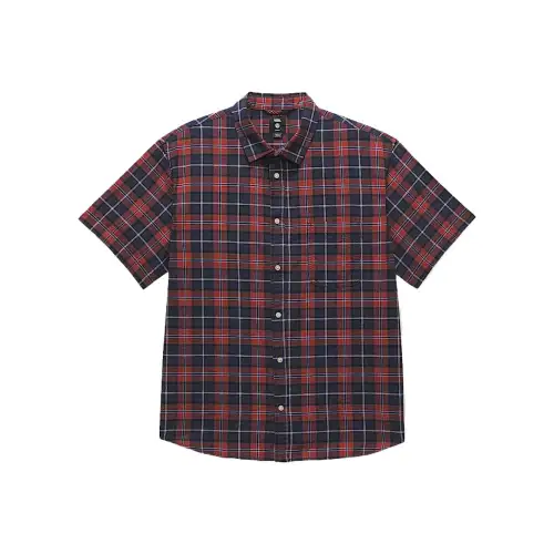Vans Shirts Men's Red Lapel Moderate