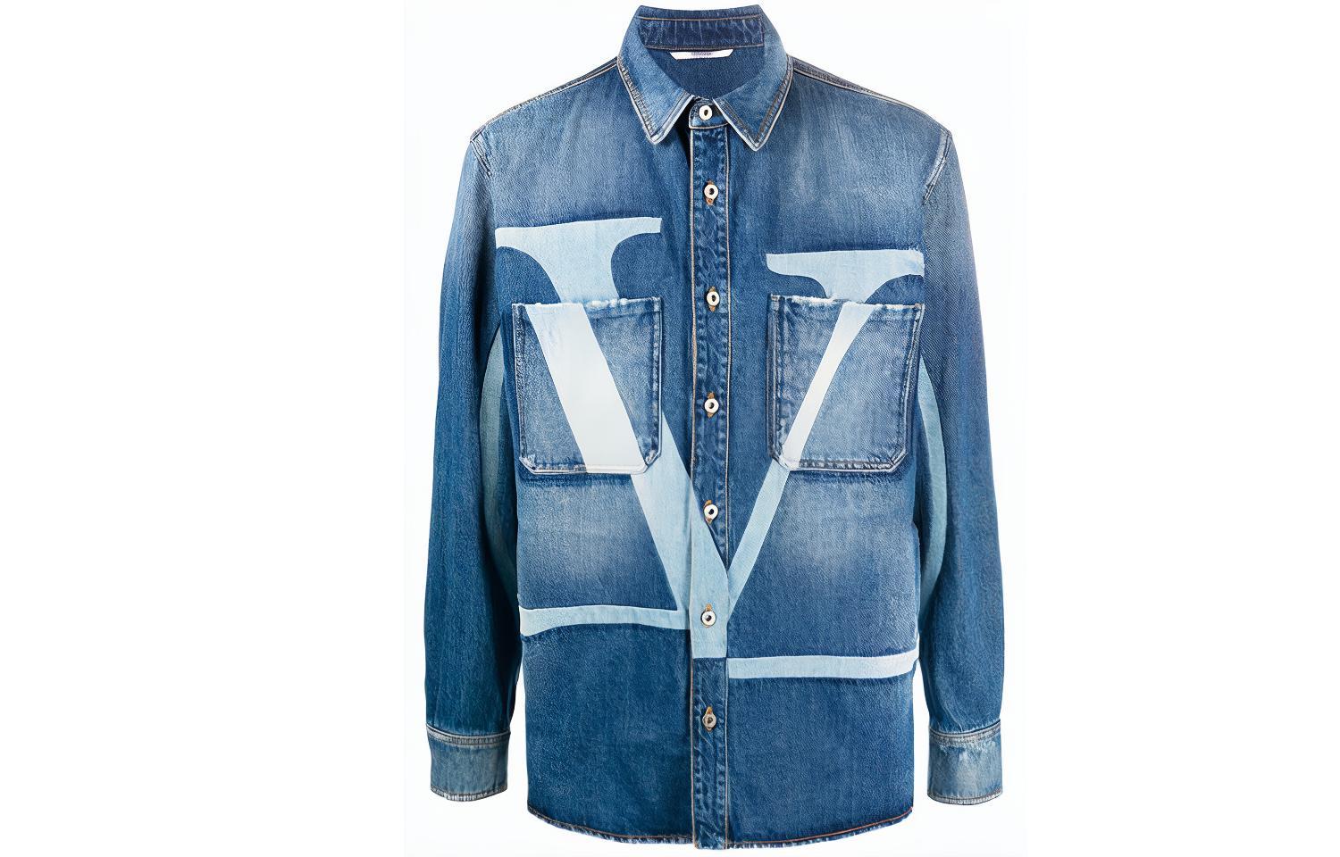 Мужская куртка Valentino FW21 (синяя)