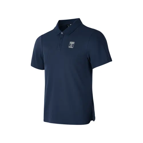 Skechers Polo Shirt Men's Marine Collegiate Blue