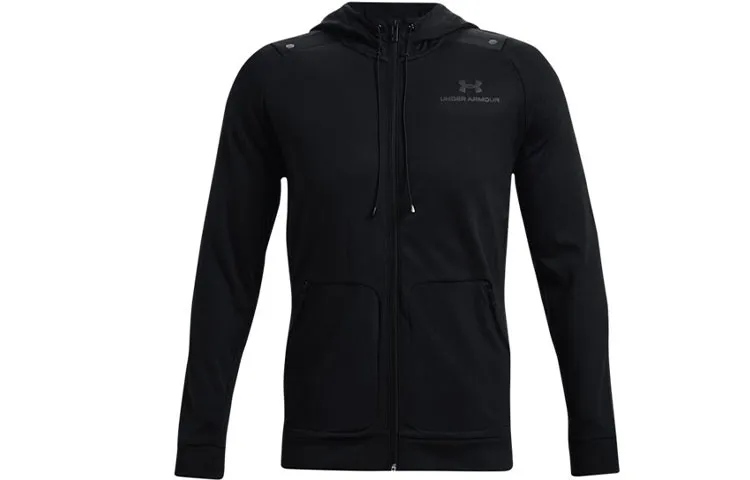 Under Armour RUSH Jackets Men's Black Hooded Moderate Other