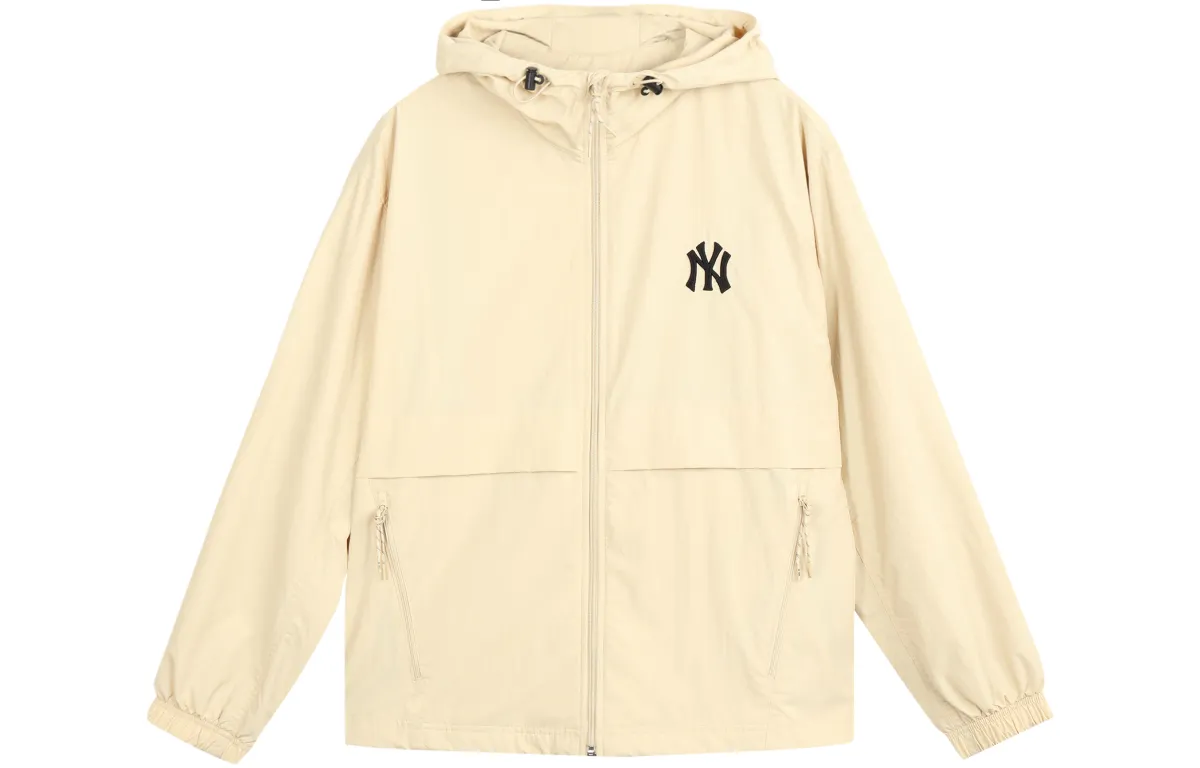 MLB New York Yankees Jacket Unisex Beige Yellow