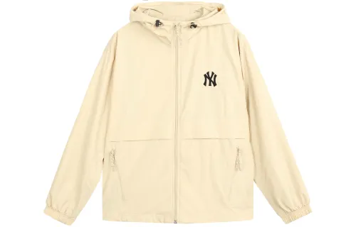 MLB New York Yankees Jacket Unisex Beige Yellow