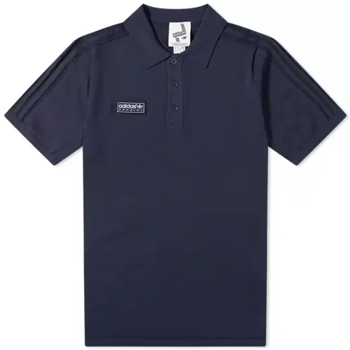 Adidas Originals SPEZIAL Meehan SPZL Polo Shirt Men's Night Sea Army Blue
