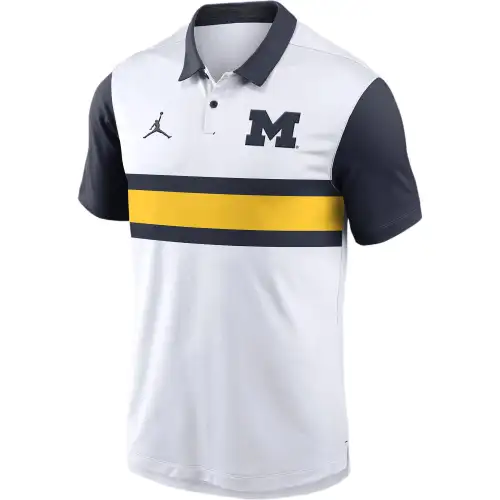Jordan Michigan Wolverines Primetime Campus Vapor Men's Jordan Dri-FIT College Polo