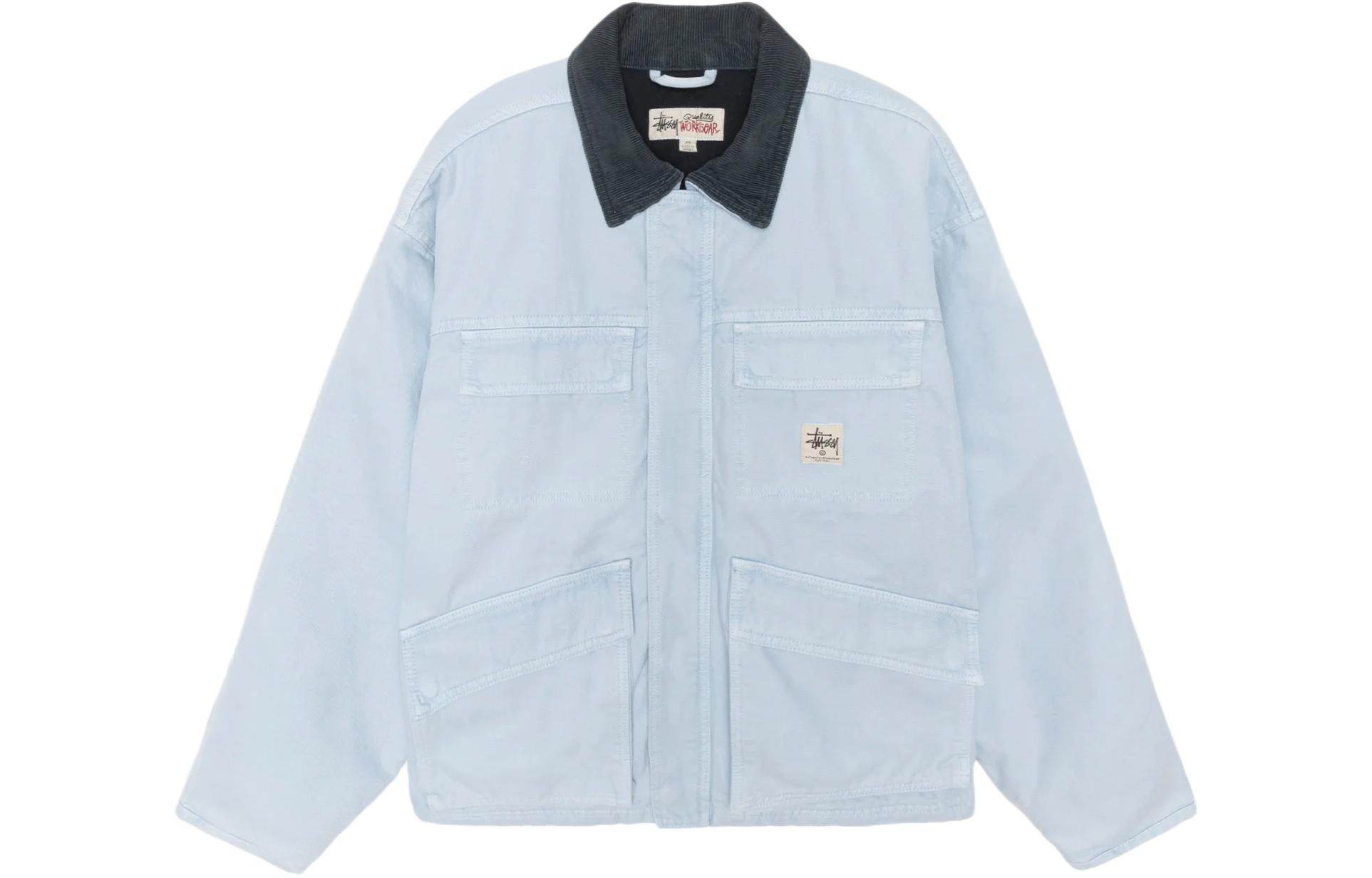 Мужская куртка Stussy Washed Canvas (коричневая)