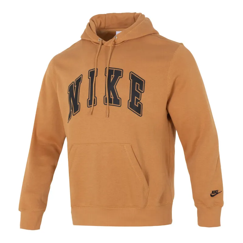 Nike Sweatshirts Men's Brown Hooded Moderate Other