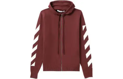 OFF WHITE Arrows motif Zip up Hoodie