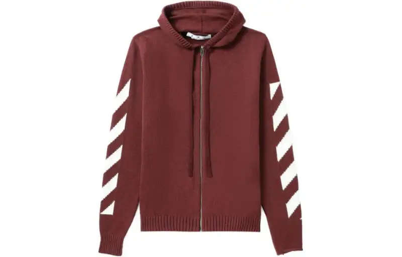 OFF WHITE Arrows motif Zip up Hoodie