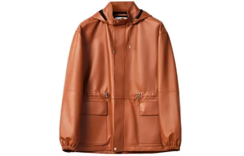 LOEWE Jackets Men's Tan Hooded Moderate Other