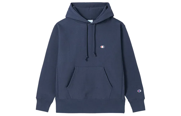 Champion Sweatshirt Japan Version Unisex Navy Blue