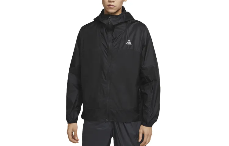 Nike ACG Jackets Men's Black Hooded Moderate Other