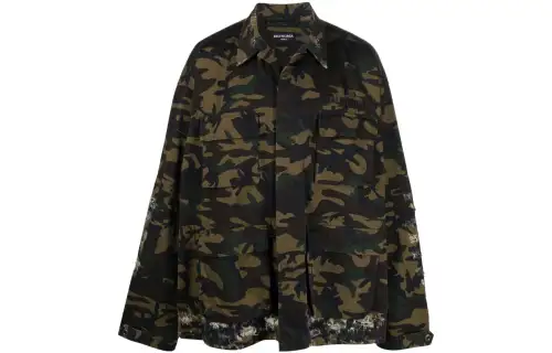 Balenciaga SS22 Jackets & Coats Loose Fit Men's Green