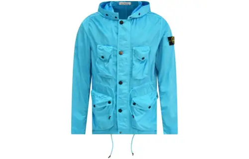 STONE ISLAND Jackets & Coats Men's Blue