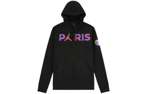 Jordan Jackets Men's Black Hooded Thickened Other