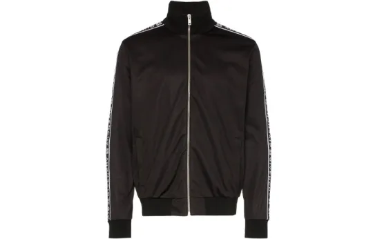 Givenchy Pre Owned Star Leather sleeves Bomber Jacket