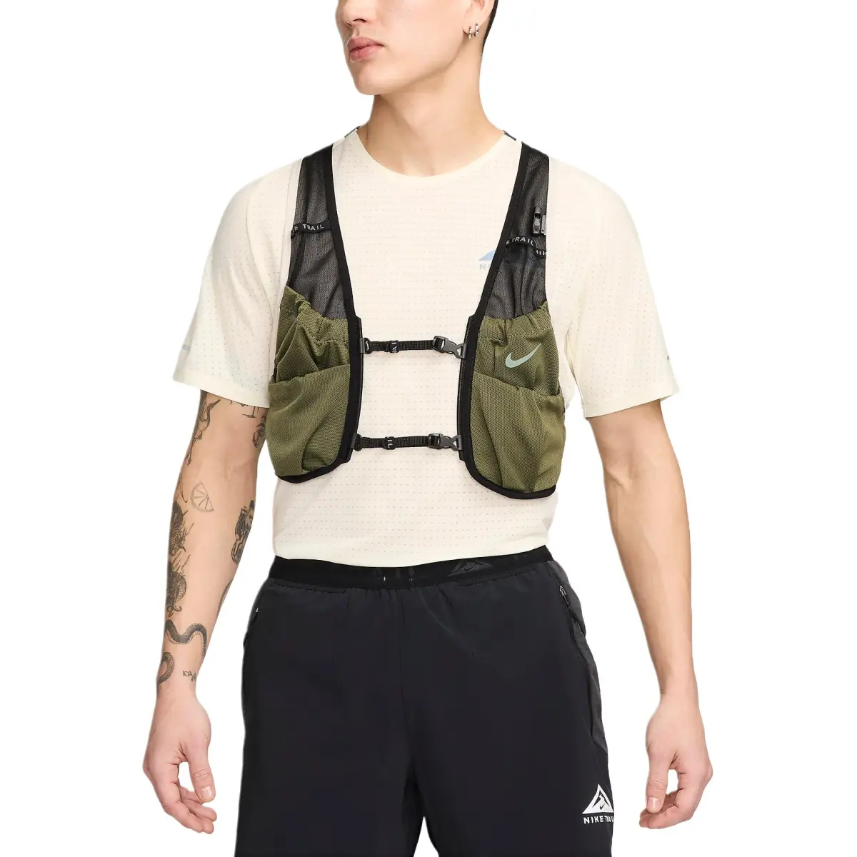 Nike Tank Tops Men's Green Moderate