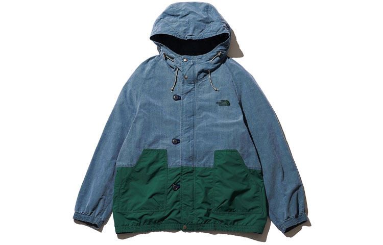 Мужская куртка The North Face x monkey time (зеленая)