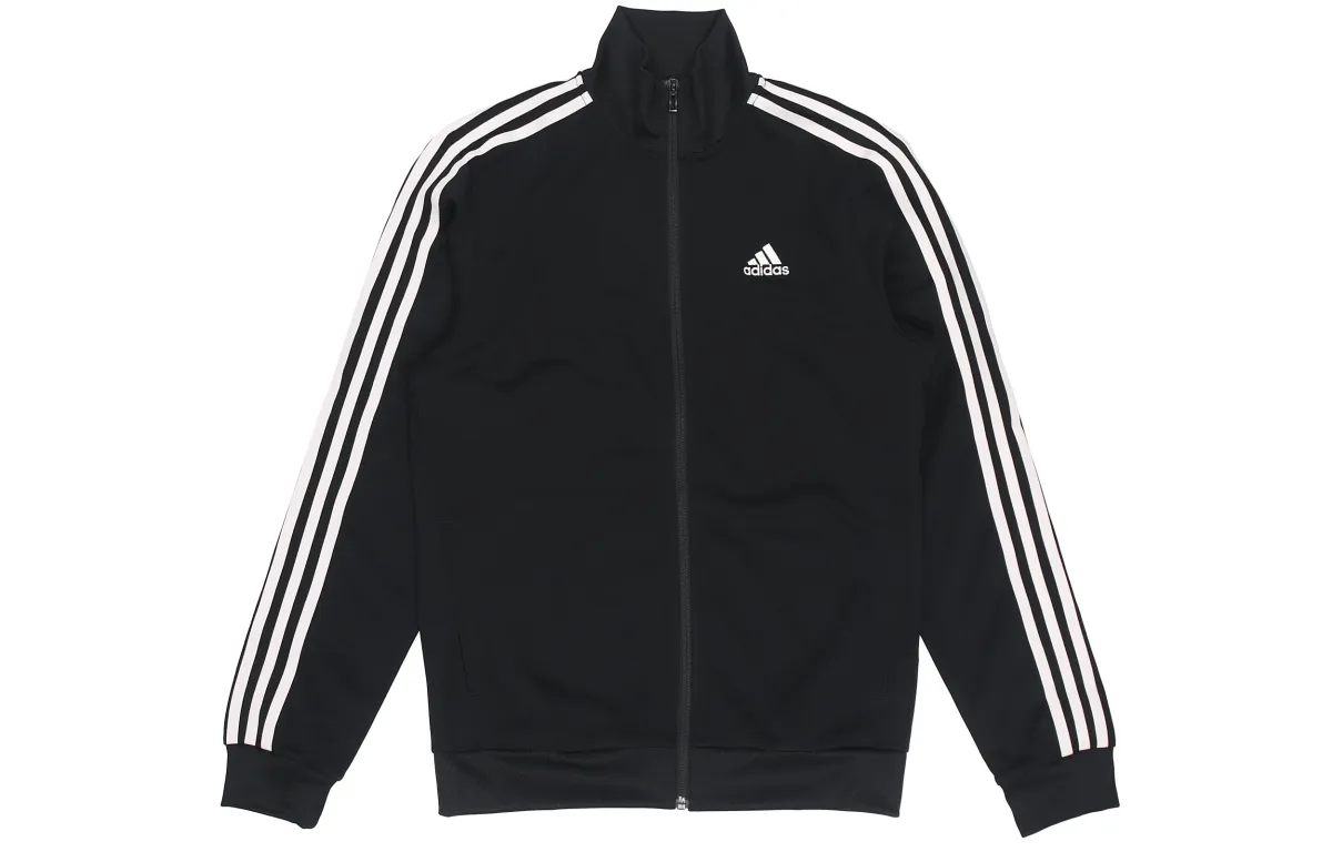 Adidas Jackets Men's Black Stand Collar Moderate Other